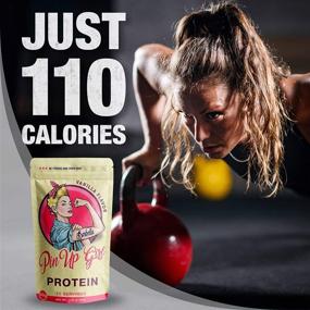 img 2 attached to 🍨 Vanilla Pin Up Girl Protein: 25g Protein per Serving, Low Calorie, Zero Carb for Women (30 Servings)