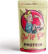🍨 vanilla pin up girl protein: 25g protein per serving, low calorie, zero carb for women (30 servings) logo