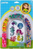 🧜 mermaid and ocean animals fused bead kit with perler beads, 2002pc. logo