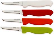 farberware 5119337 4-piece assorted classic high carbon stainless steel paring knives set logo