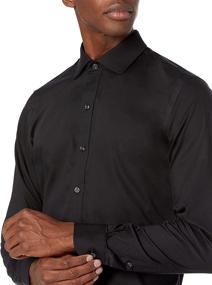 img 2 attached to 👔 Effortlessly Stylish Non-Iron Buttoned Stretch Twill Sleeve Men's Clothing and Shirts