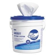 🧪 kimberly-clark professional science wettask cleaning & disinfecting system, 12x12.5, 90 sheets/roll, pack of 6 rolls logo