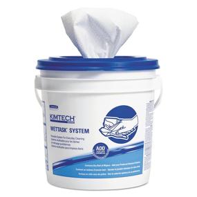 img 4 attached to 🧪 Kimberly-Clark Professional Science WetTask Cleaning & Disinfecting System, 12x12.5, 90 Sheets/Roll, Pack of 6 Rolls