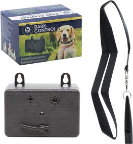 img 4 attached to 🐕 Long Range Ultrasonic Dog Bark Deterrent - Outdoor and Indoor Anti Barking Device - Silence Neighbors' Dog Barking within 50ft - Waterproof Bark Box - Automatic Dog Barking Control Devices and Whistle