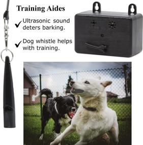 img 3 attached to 🐕 Long Range Ultrasonic Dog Bark Deterrent - Outdoor and Indoor Anti Barking Device - Silence Neighbors' Dog Barking within 50ft - Waterproof Bark Box - Automatic Dog Barking Control Devices and Whistle