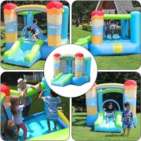 img 3 attached to FBSPORT Inflatable Bouncer Jumping Outdoor