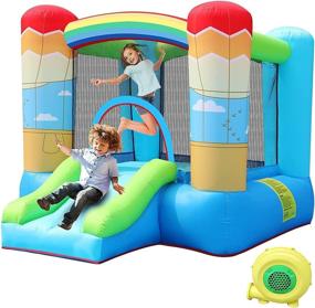 img 4 attached to FBSPORT Inflatable Bouncer Jumping Outdoor