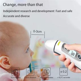 img 2 attached to 🌡️ Infrared Thermometer: Accurate Fever Reading for Babies, Children, Adults - Indoor & Outdoor Use