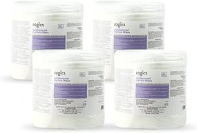 img 4 attached to Zogics Antibacterial Wipes: EPA Registered Disinfecting Wipes for Surface & Equipment (4 Rolls, 3,200 Wipes)