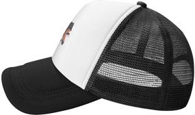 img 3 attached to Boys' Dinosaur Trucker Hat with Back Mesh Snapback - NVJUI JUFOPL Baseball Cap