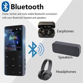 img 2 attached to 32GB Mp3 Player with Bluetooth: Lightweight Portable Digital Music Player for Walking and Running, featuring Lossless Audio, Metal Shell, Touch Buttons, and TF Card Expansion