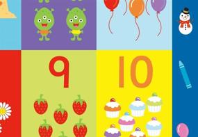 img 1 attached to 🔢 Fun and Educational Little Wigwam Numbers Placemat: Engage Kids in Counting and Number Recognition