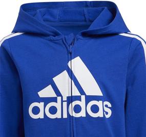 img 1 attached to Active Boys' Clothing: Adidas French Hooded Jacket Joggers