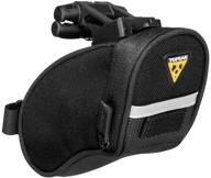 🚲 topeak aero wedge pack micro black: compact bike bag with fixer f11 - 6.6 x 14 x 8.1 cm logo