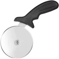 🍕 yinghezu stainless steel pizza cutter wheel - 9.33-inch heavy 173g slicer with ultimate sharpness and finger guard - perfect kitchen gadget for pizza lovers, easy dishwasher cleaning! logo