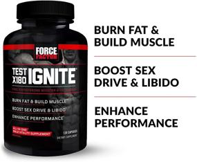 img 1 attached to 💪 Test X180 Ignite: The Ultimate Total Testosterone Booster for Men with Fenugreek Seed and Green Tea Extract, Ideal for Building Lean Muscle, Boosting Energy, and Enhancing Performance - Force Factor (120 Count)