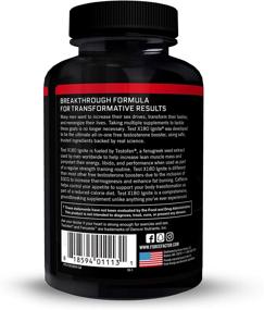 img 3 attached to 💪 Test X180 Ignite: The Ultimate Total Testosterone Booster for Men with Fenugreek Seed and Green Tea Extract, Ideal for Building Lean Muscle, Boosting Energy, and Enhancing Performance - Force Factor (120 Count)