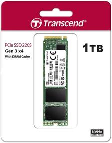 img 1 attached to 🔥 Высокоскоростной накопитель на твердотельных накопителях Transcend 1 ТБ NVMe PCIe Gen3 X4 3,500 МБ/с 220S 80 мм M.2 (TS1TMTE220S): Раскройте огненную скорость работы!