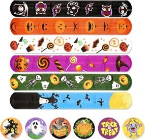 img 1 attached to Halloween Prefilled Including Stickers Bracelets Party Supplies