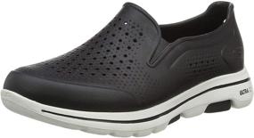 img 4 attached to Skechers Mens Loafer Black White