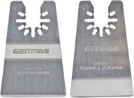 🔧 enhance your scraper's performance with genesis gamt601 2-piece scraper blade set logo