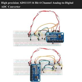 img 2 attached to 🧮 ADS1115 16-битный АЦП 4-канальный аналого-цифровой преобразователь с программируемым усилителем усиления для Arduino, Raspberry Pi - Набор из 6