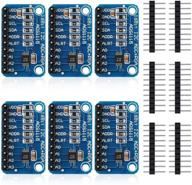 🧮 ads1115 16-битный ацп 4-канальный аналого-цифровой преобразователь с программируемым усилителем усиления для arduino, raspberry pi - набор из 6 логотип