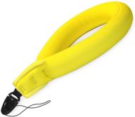 waterproof camera float strap by tethys - universal buoyant accessory for underwater cameras, waterproof pouch cases logo