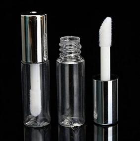 img 1 attached to 💄 Silver Plastic Makeup Bottle Container