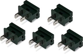 img 3 attached to 🔌 Holiday Lighting Outlet Green Male Slip Plug, Zip Plug, Vampire Plug, Gilbert Plug, Slide Plug (5, SPT-1)