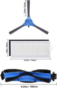 img 2 attached to Hyphen-X Replacement Parts for Eufy RoboVac 11S, 30, 🔧 30C, 15C, 12, 35C - Filters, Side Brushes, Rolling Brushes