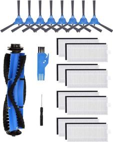 img 4 attached to Hyphen-X Replacement Parts for Eufy RoboVac 11S, 30, 🔧 30C, 15C, 12, 35C - Filters, Side Brushes, Rolling Brushes