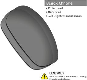 img 3 attached to SmartVLT Chrome Replacement Lenses Sunglass