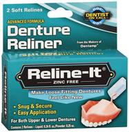 🦷 d.o.c. reline-it denture reliners - 2 ct: enhanced comfort and long-lasting fit! logo