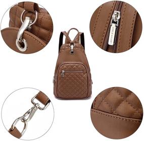 img 1 attached to Backpack Handbags Fashion Convertible Shoulder Women's Handbags & Wallets