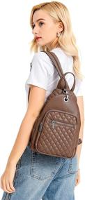 img 3 attached to Backpack Handbags Fashion Convertible Shoulder Women's Handbags & Wallets