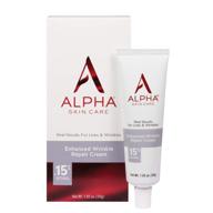 alpha skin care enhanced wrinkle repair cream: effective anti-aging formula with retinol, vitamins 🌟 a, c & e; reduces lines & wrinkles for all skin types - 1.05 oz logo