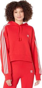 img 1 attached to 👚 Stylish and Cozy: Explore adidas Originals Women's Short Hoodie