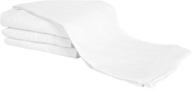hic white jumbo towels 38 inch logo