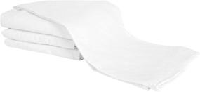 img 3 attached to HIC White Jumbo Towels 38 Inch