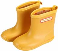 waterproof toddler rain shoes- easy boys' outdoor footwear logo