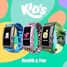 img 3 attached to 👦 AUPALLA Kids Fitness Tracker Watch - Heart Rate Monitor, Step & Mile Counter, Sleep Tracker, Alarm Clock - Activity Pedometer for Boys & Girls - Ideal Gifts