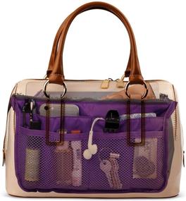 img 1 attached to 👜 Enhanced Travel Insert Handbag Organizer with 12 Spacious Pockets by Perfect Life Ideas