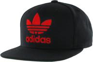 🧢 adidas originals men's trefoil chain flatbrim snapback hat logo