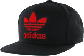 img 4 attached to 🧢 adidas Originals Men's Trefoil Chain Flatbrim Snapback Hat