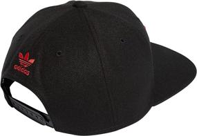 img 2 attached to 🧢 adidas Originals Men's Trefoil Chain Flatbrim Snapback Hat