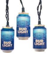 🍺 brighten up your space with the kurt adler 10-light bud light beer can light set! logo