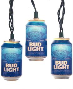 img 2 attached to 🍺 Brighten up your space with the Kurt Adler 10-Light Bud Light Beer Can Light Set!
