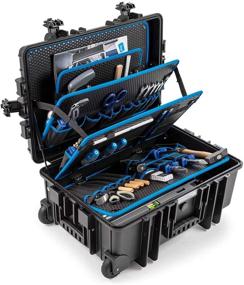 img 3 attached to 🧳 B&W International Jumbo 6700 Outdoor Tool Case: Ultimate Storage Solution with Pocket Tool Boards in Sleek Black Design