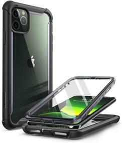 img 4 attached to i-Blason Ares Case for iPhone 11 Pro Max 2019 Release: Dual Layer Rugged Clear Bumper Case with Built-in Screen Protector in Black